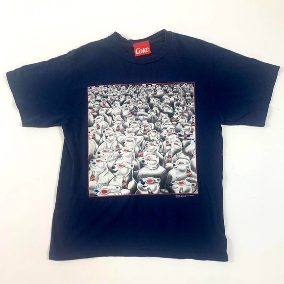 1996 Coca Cola Polar Bear T Shirt - Picture 2 of 4